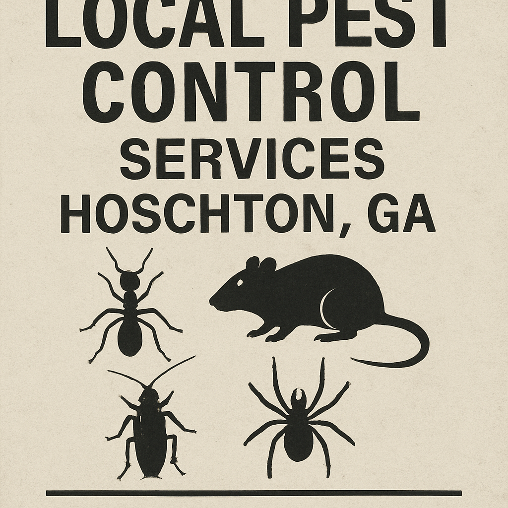 Local pest control services in Hoschton GA